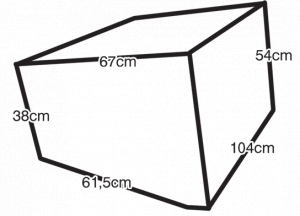 DIMENSIONS FOR PRODUCT Νο 0113